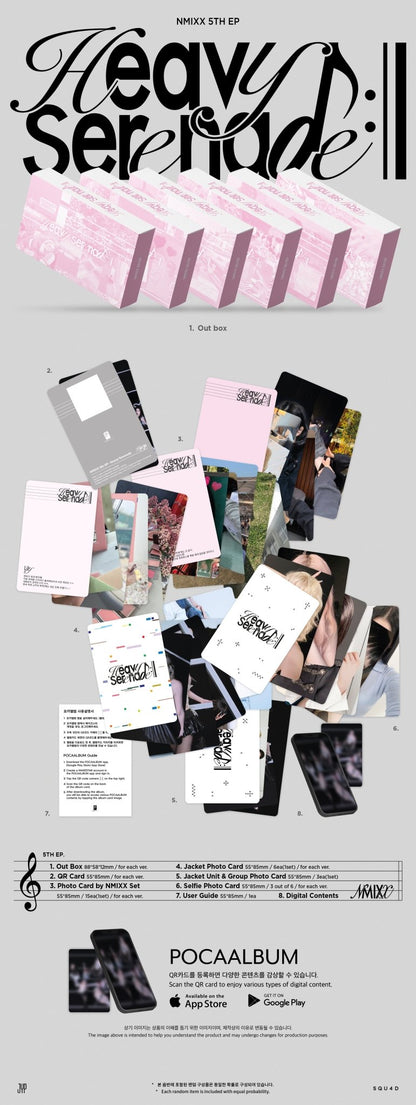 [Album]NMIXX (엔믹스) Heavy Serenade [Platform Album (POCAALBUM) Ver. / 6 versions set RANDOM] - product_vendor,