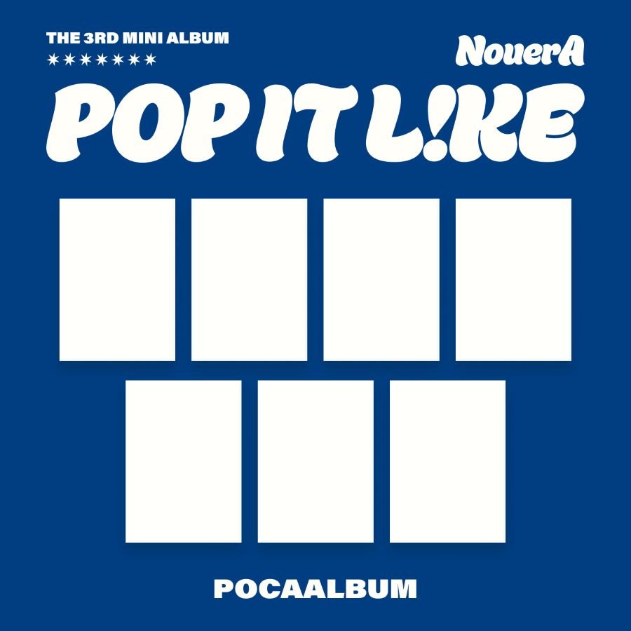 [New Sale Album]NOUERA (누에라) - Mini 3rd Album [POP IT LIKE] [POCA Ver. / 7 versions set]. - product_vendor,