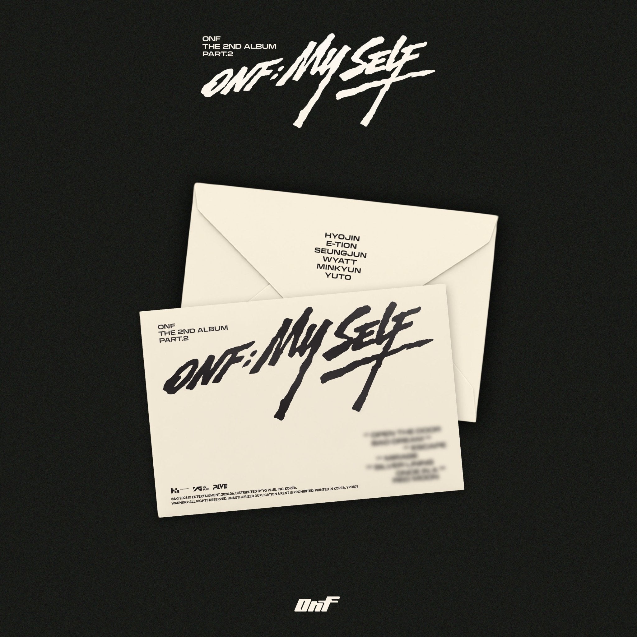 [Album]ONF - Part.2 [ONF:MY SELF] (The 2nd Album) [PLATFORM Ver.] [RANDOM] - product_vendor,