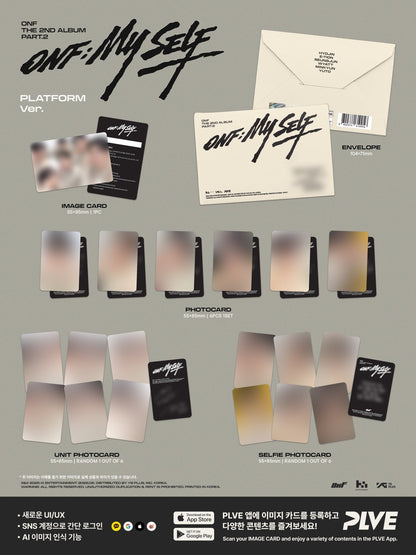 [Album]ONF - Part.2 [ONF:MY SELF] (The 2nd Album) [PLATFORM Ver.] [RANDOM] - product_vendor,