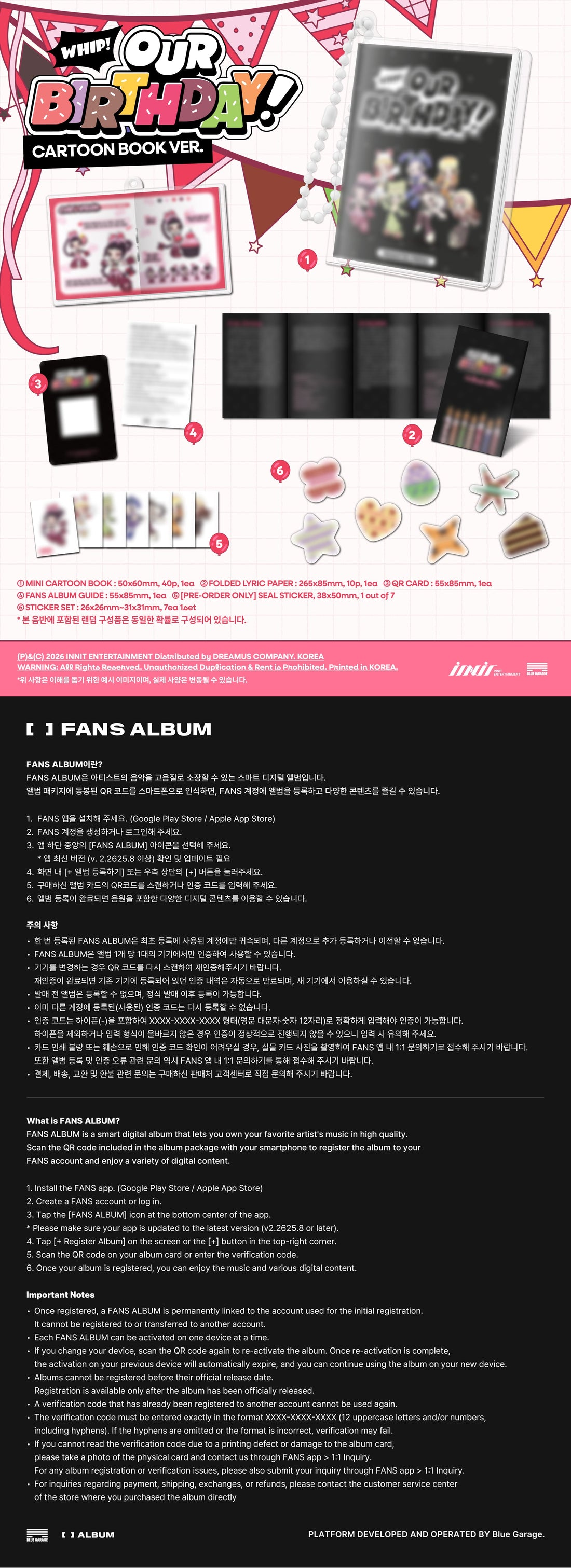 [Album]OURBIRTHDAY - Our Birthday [CARTOON BOOK Ver.]-product_vendor, lowest price, EU shipping, Pre order benefit
