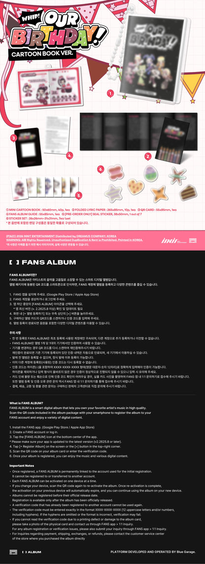 [Album]OURBIRTHDAY - Our Birthday [CARTOON BOOK Ver.]-product_vendor, lowest price, EU shipping, Pre order benefit