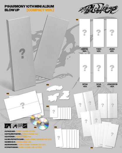 [album]P1HARMONY - BLOW UP (10th Mini Album) [Compact Ver.] [RANDOM]-