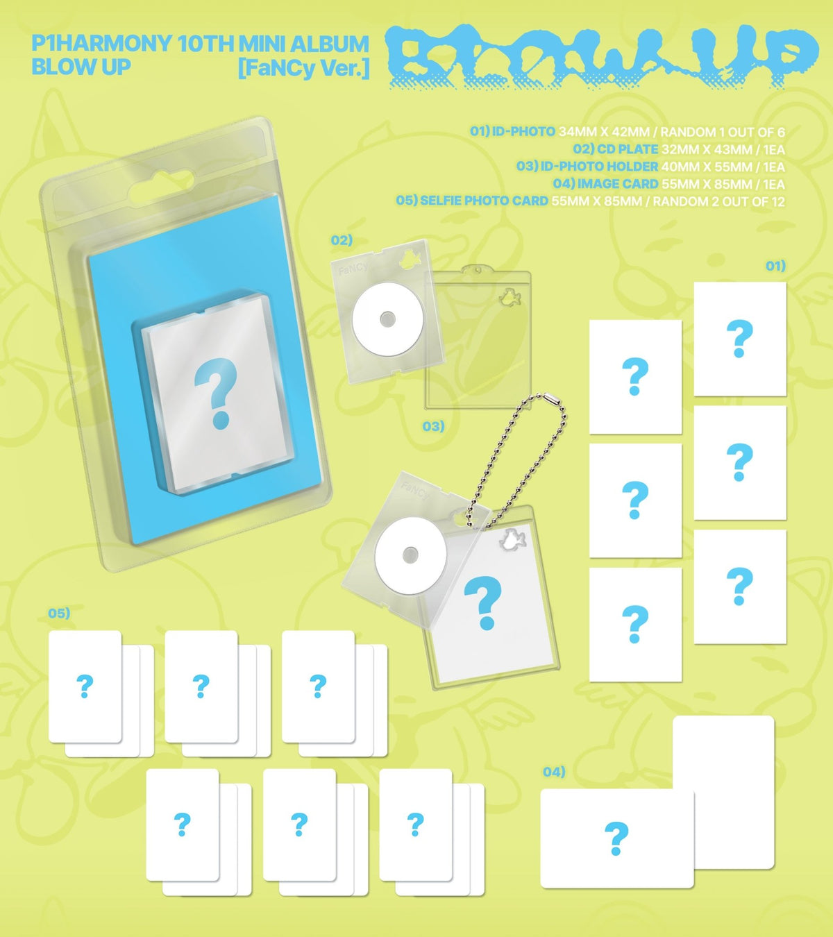 [album]P1HARMONY - BLOW UP (10th Mini Album) [FaNCy Ver.] [RANDOM]-