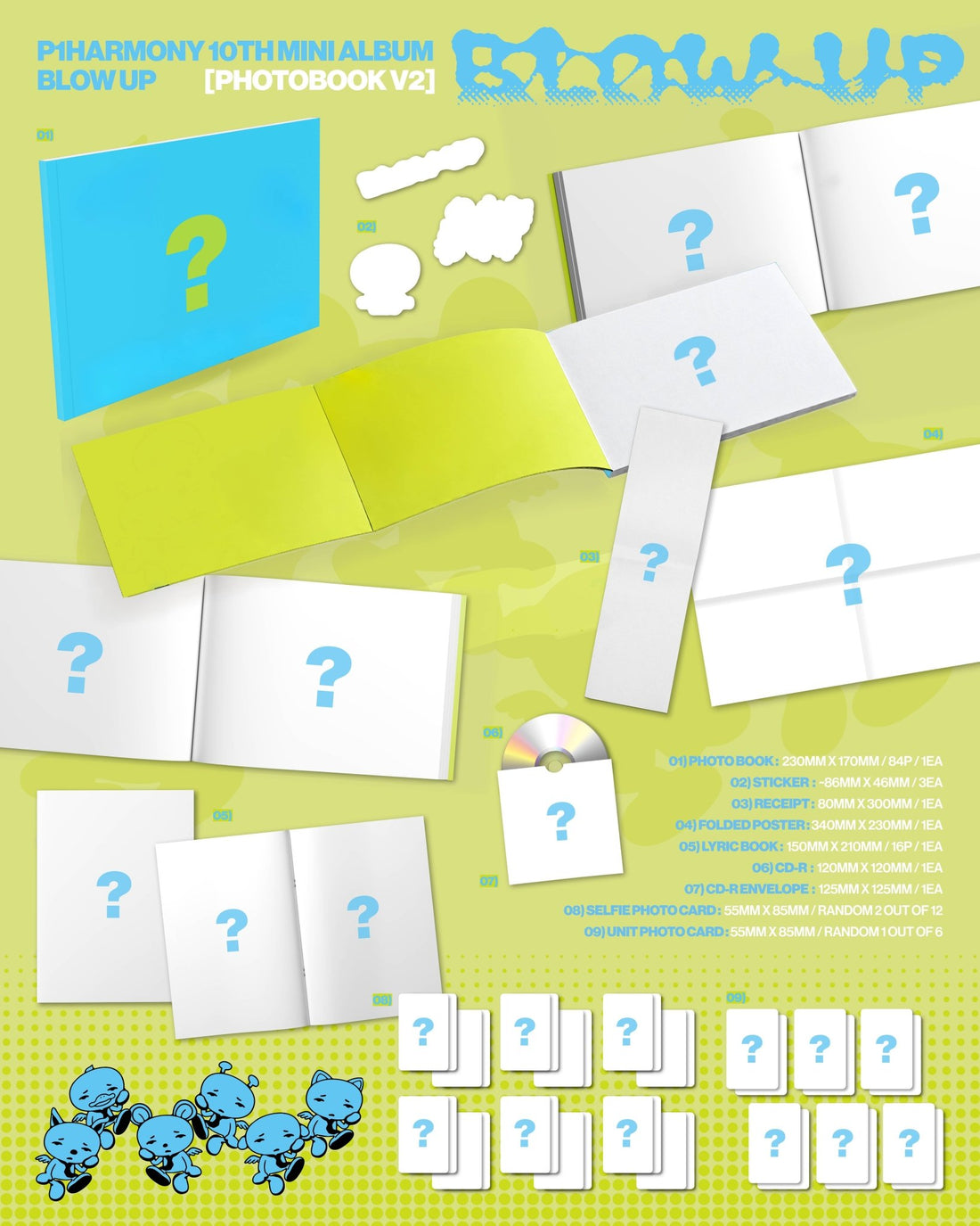 [album]P1HARMONY - BLOW UP (10th Mini Album) [Photobook Ver.] [RANDOM]-