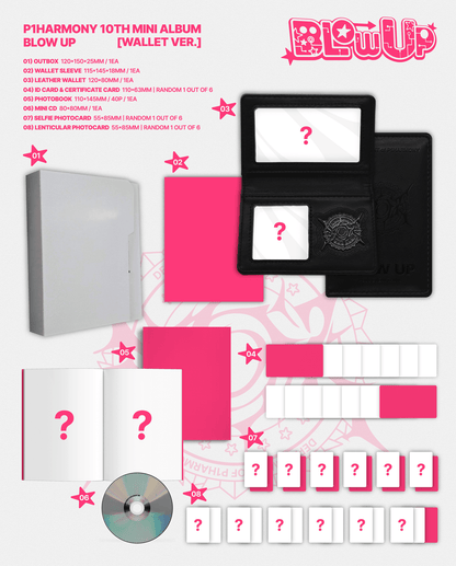 [album]P1HARMONY - BLOW UP (10th Mini Album) [Wallet Ver.]-