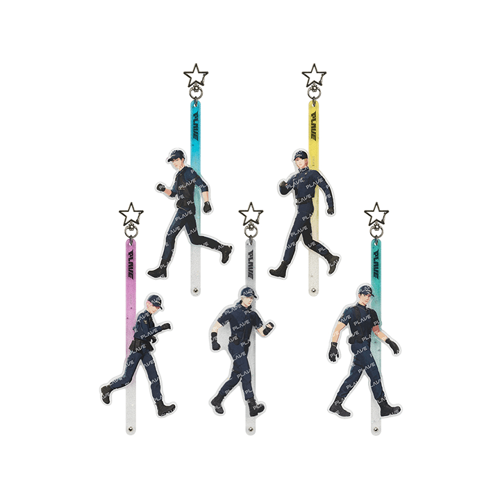 PLAVE - born savage acrylic stick keyring 1