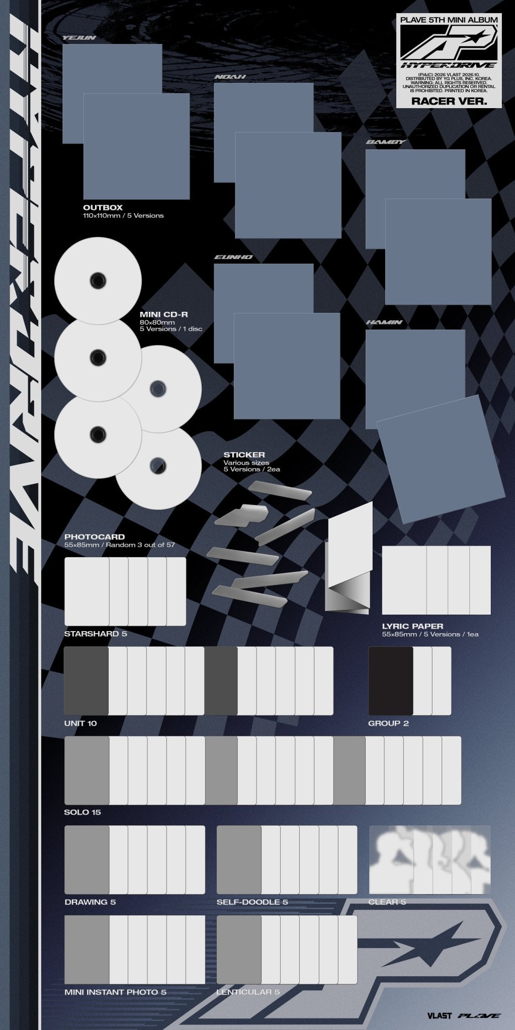 [Album]PLAVE - HYPERDRIVE (5th Mini Album) [PLBBUU Ver.] [RANDOM]-product_vendor, lowest price, EU shipping, Pre order benefit
