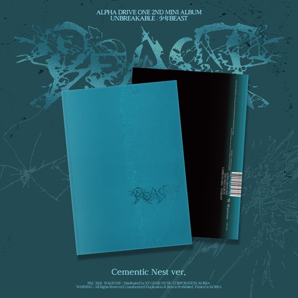 [Album][POB] ALPHA DRIVE ONE - UNBREAKABLE:少年BEAST (2nd Mini Album) [Cementic Nest Ver.]-product_vendor, lowest price, EU shipping, Pre order benefit
