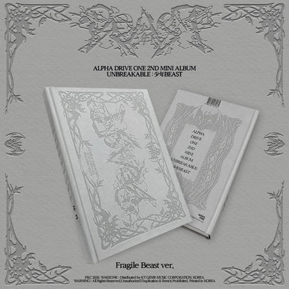 [Album][POB] ALPHA DRIVE ONE - UNBREAKABLE:少年BEAST (2nd Mini Album) [Fragile Beast Ver.]-product_vendor, lowest price, EU shipping, Pre order benefit