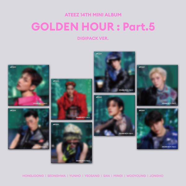 [Album][POB] ATEEZ - GOLDEN HOUR [DIGIPACK Ver.] [RANDOM] - product_vendor,
