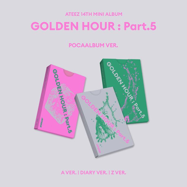 [Album][POB] ATEEZ - GOLDEN HOUR [POCAALBUM Ver.] [RANDOM] - product_vendor,