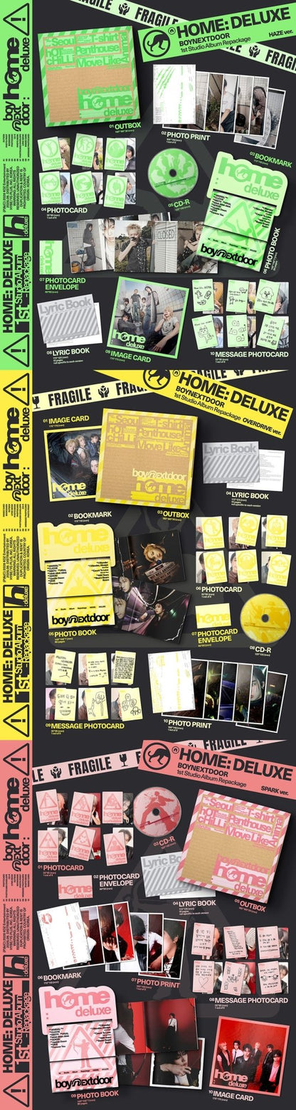 [Album][POB] BOYNEXTDOOR - HOME: DELUXE (1st Studio Album Repackage) [HAZE / OVERDRIVE / SPARK Ver.] [RANDOM]-product_vendor, lowest price, EU shipping, Pre order benefit