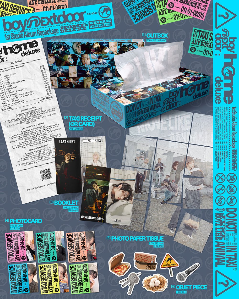 [Album][POB] BOYNEXTDOOR - HOME: DELUXE (1st Studio Album Repackage) [Weverse Albums Ver.]-product_vendor, lowest price, EU shipping, Pre order benefit