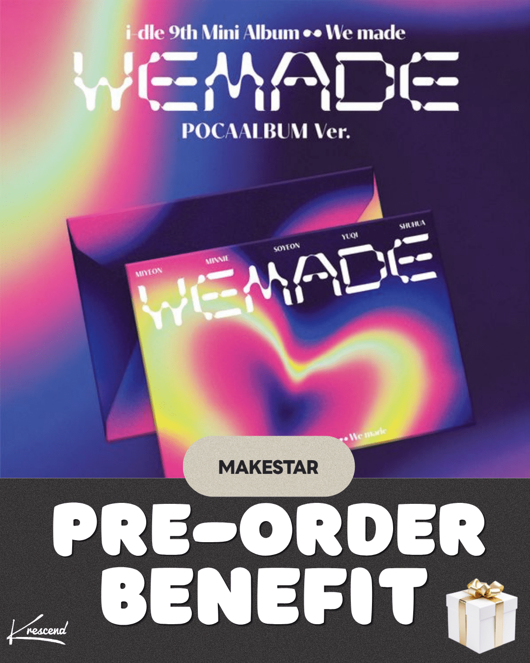 [Album][POB] i-dle - We Made (Mini 9th Album) [POCAALBUM Ver.] [SET]-product_vendor,