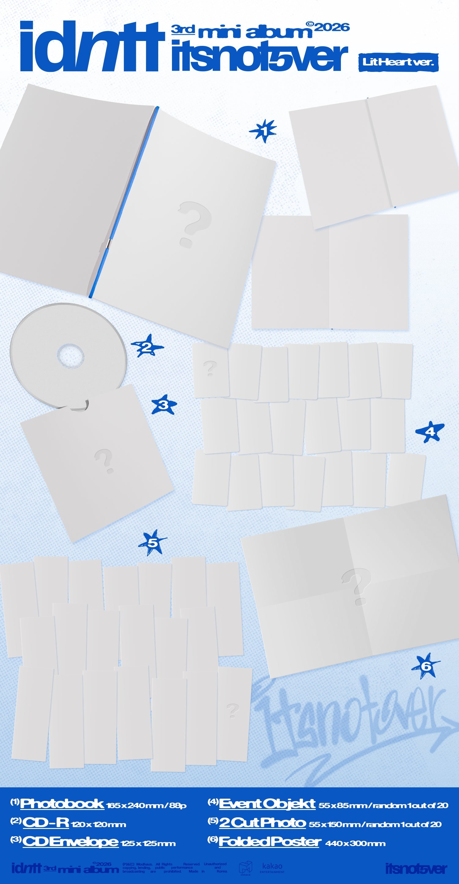 [Album][POB] IDNTT - itsnotover [CHOOSE]-product_vendor,NO POB lowest price, EU shipping, Pre order benefit