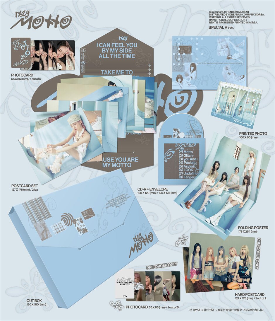 [Album][POB] ITZY - Motto [Special album Ver.] [RANDOM] - product_vendor,