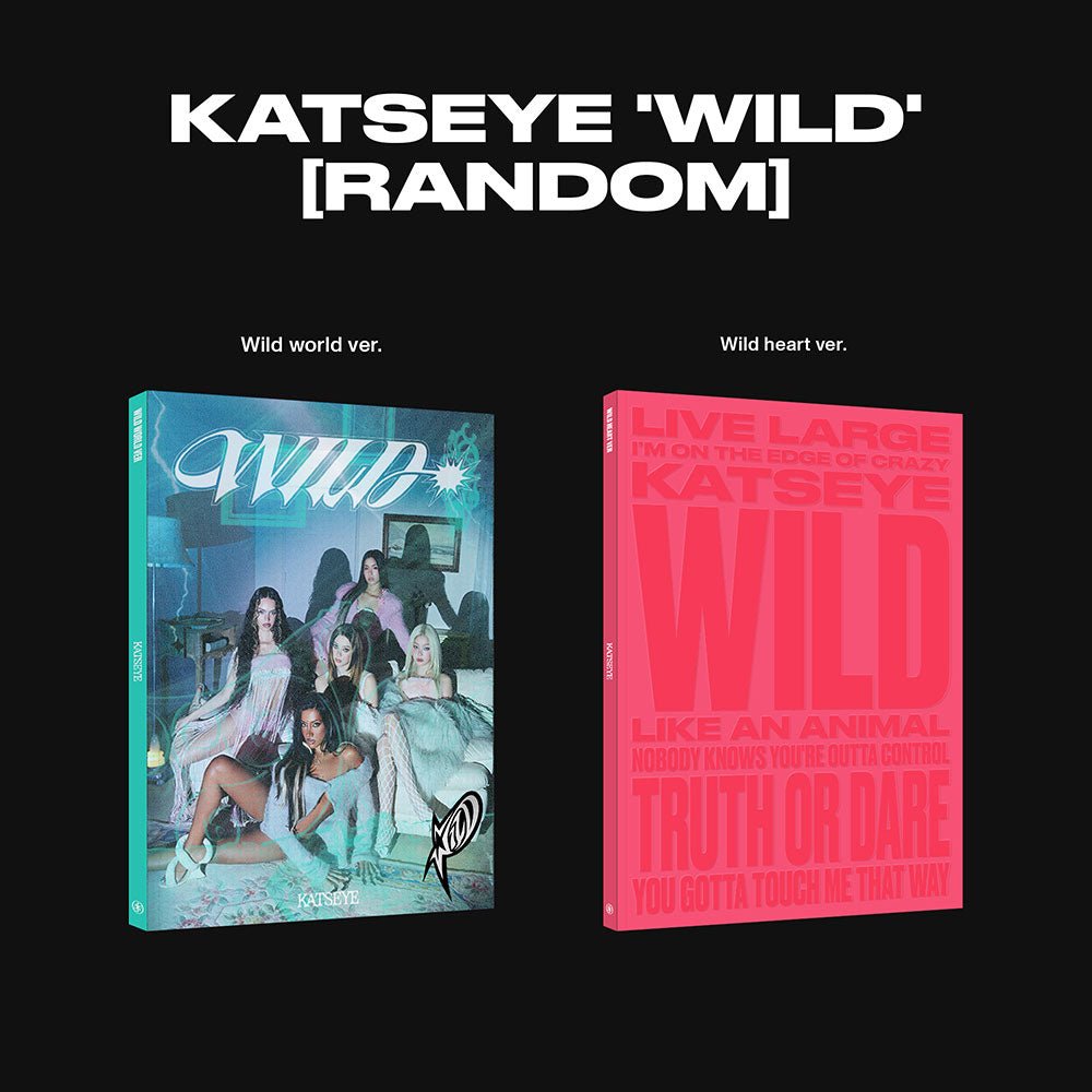 [Album][POB] KATSEYE - WILD [Wild world/Wild heart Ver.] [RANDOM]-product_vendor, lowest price, EU shipping, Pre order benefit