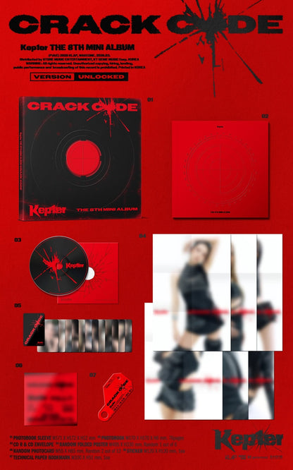 [Event Album][POB] KEP1ER - CRACK CODE (Member Video Call, total 60 winner, 10 for each) [LOCKED ver. / UNLOCKED ver. Ver.] [RANDOM] [FACE CALL EVENT] - product_vendor,