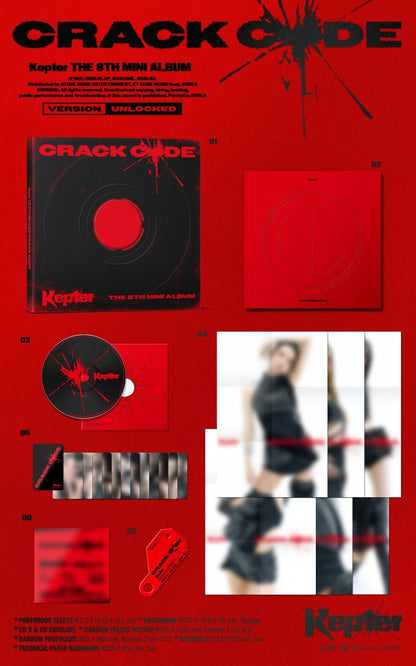[Event Album][POB] KEP1ER - CRACK CODE (Member Video Call, total 60 winner, 10 for each) [LOCKED ver. / UNLOCKED ver. Ver.] [RANDOM] [FACE CALL EVENT] - product_vendor,
