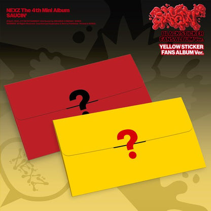 [Album][POB] NEXZ - SAUCIN (2nd single) [BLACK / YELLOW STICKER FANS ALBUM Ver.] [RANDOM]-product_vendor, lowest price, EU shipping, Pre order benefit