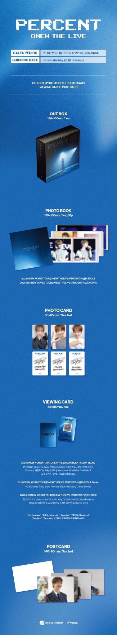 [Visual Goods][POB] [PHOTOBOOK] - ONEW WORLD TOUR (ONEW THE LIVE : PERCENT (%))-product_vendor,