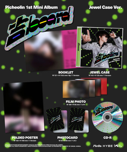 [Album][POB] Picheolin - 吉BOARD (1st Mini Album) [Jewel Case Ver.]-product_vendor, lowest price, EU shipping, Pre order benefit