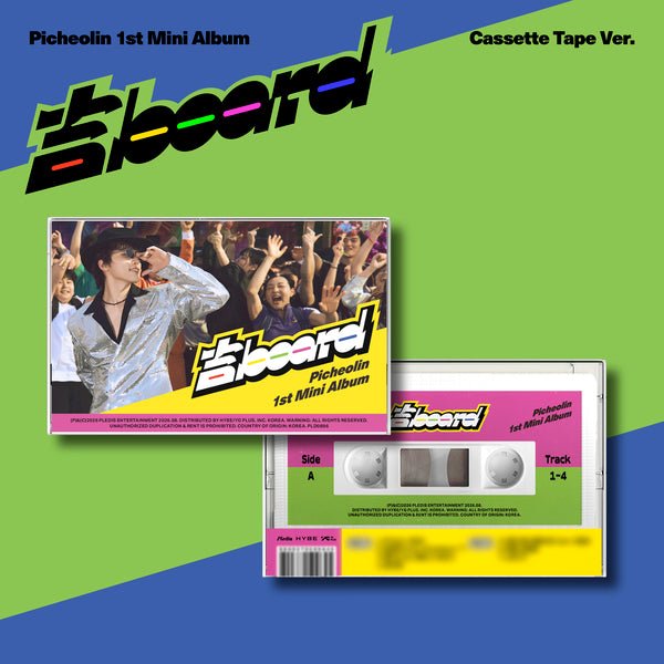[Album][POB] Picheolin - 吉BOARD (1st Mini Album, Limited Stocks) [Cassette Tape Ver.]-product_vendor, lowest price, EU shipping, Pre order benefit