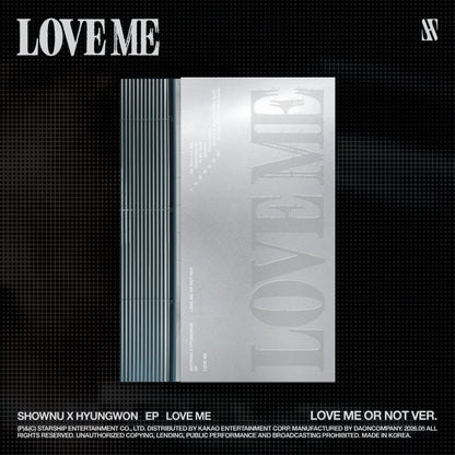 [Album][POB] SHOWNU X HYUNGWON - LOVE ME (EP ALBUM) [CHOOSE] - product_vendor,WITHMUU