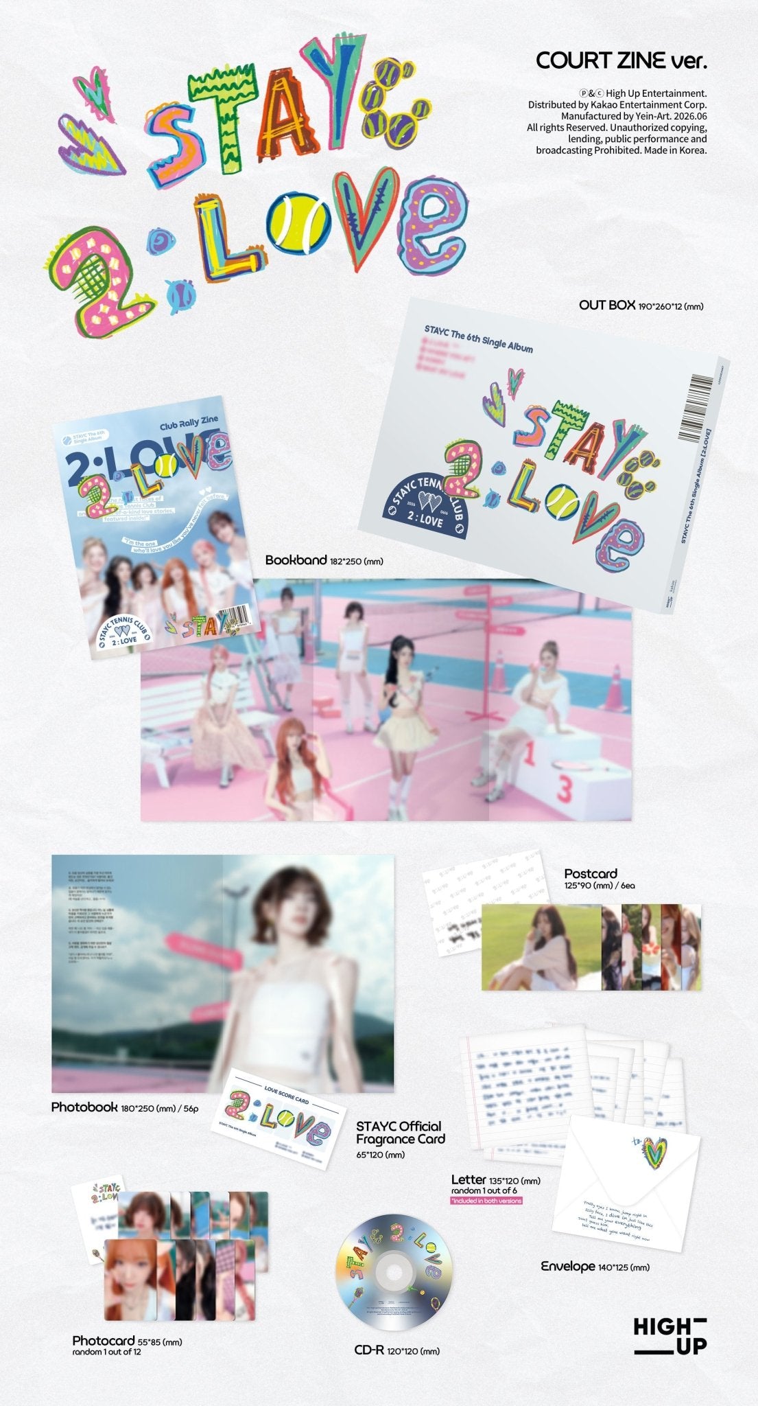 [Album][POB] STAYC - 2:LOVE (The 6th Single Album) [RANDOM] - product_vendor,
