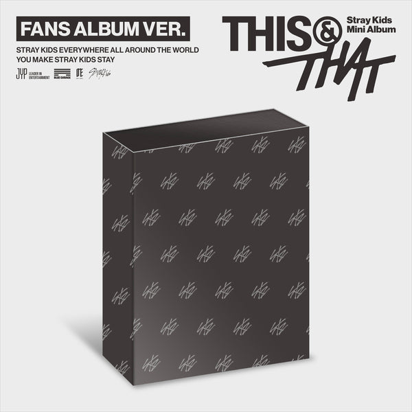 [Album][POB] STRAY KIDS - THIS &amp; THAT [FANS ALBUM Ver.]-product_vendor, lowest price, EU shipping, Pre order benefit