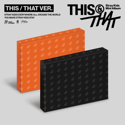 [Album][POB] STRAY KIDS - THIS &amp; THAT [THIS/THAT Ver.] [RANDOM]-product_vendor, lowest price, EU shipping, Pre order benefit