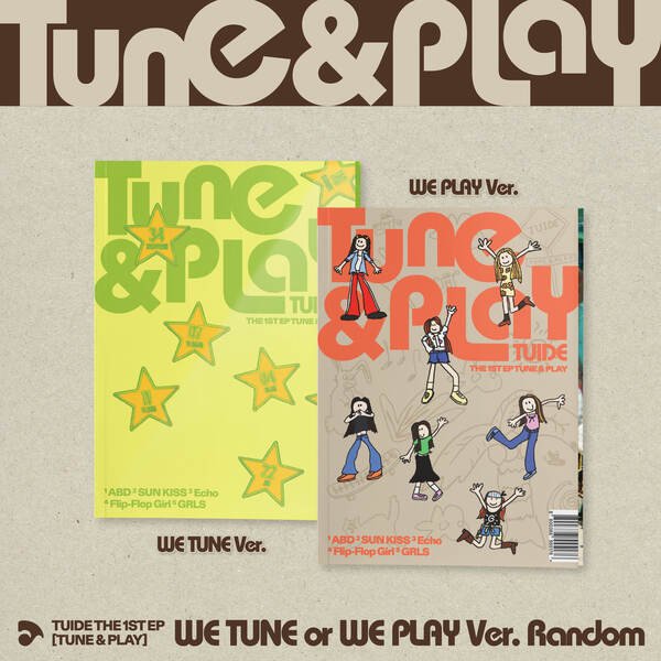 [Album][POB] TUIDE - TUNE &amp; PLAY [We play / We tune Ver.] [SET]-product_vendor, lowest price, EU shipping, Pre order benefit