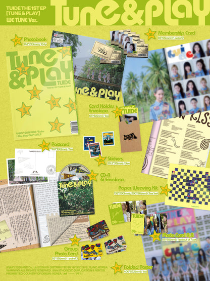 [Album][POB] TUIDE - TUNE &amp; PLAY [We play / We tune Ver.] [SET]-product_vendor, lowest price, EU shipping, Pre order benefit