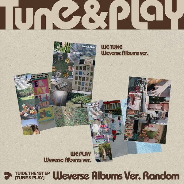 [Album][POB] TUIDE - TUNE &amp; PLAY [Weverse Album Ver.] [SET]-product_vendor, lowest price, EU shipping, Pre order benefit