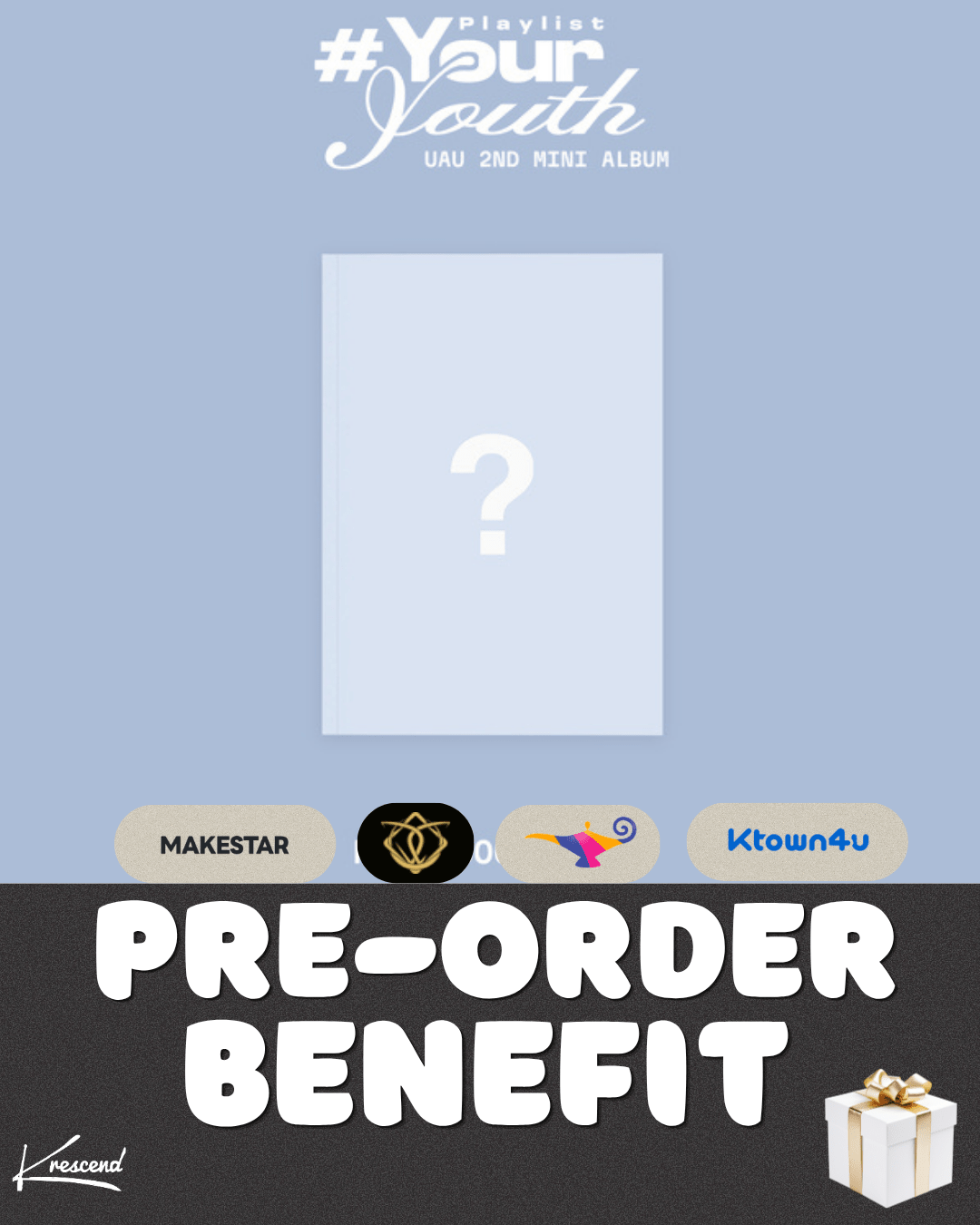 [Album][POB] UAU - Playlist Your Youth [PHOTOBOOK Ver.]-product_vendor, lowest price, EU shipping, Pre order benefit