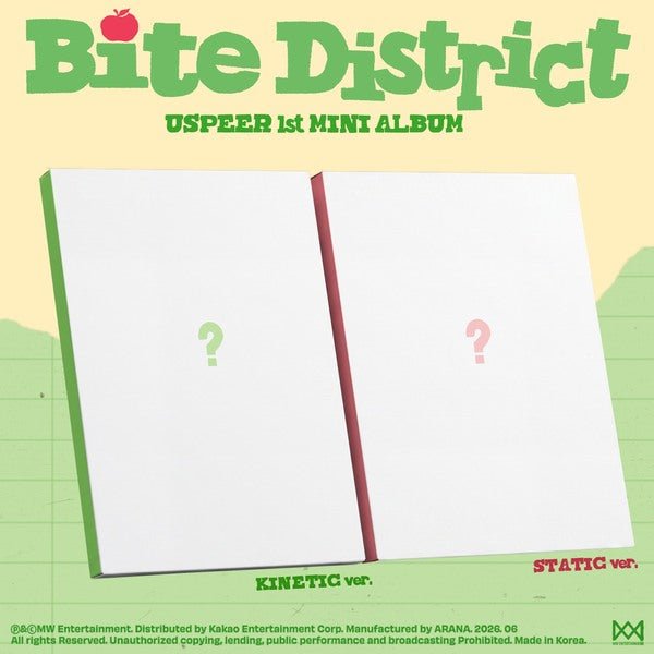 [Album][POB] USPEER - BITE DISTRICT (1st MINI ALBUM) [RANDOM] - product_vendor,