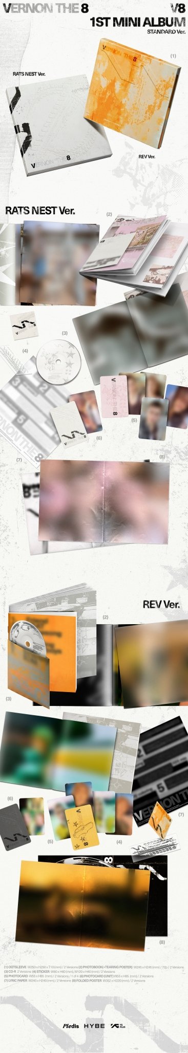 V8 (seventeen) - v8' (1st mini album) – Krescend
