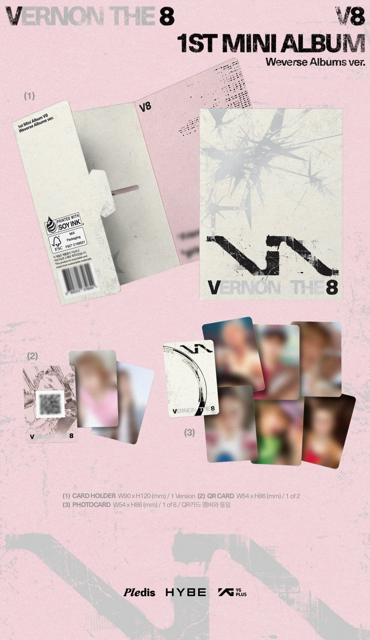 V8 (seventeen) - v8' (1st mini album) [weverse ver.] – Krescend
