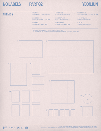 [Album][POB] YEONJUN - NO LABELS: PART 02 [RANDOM]-product_vendor, lowest price, EU shipping, Pre order benefit