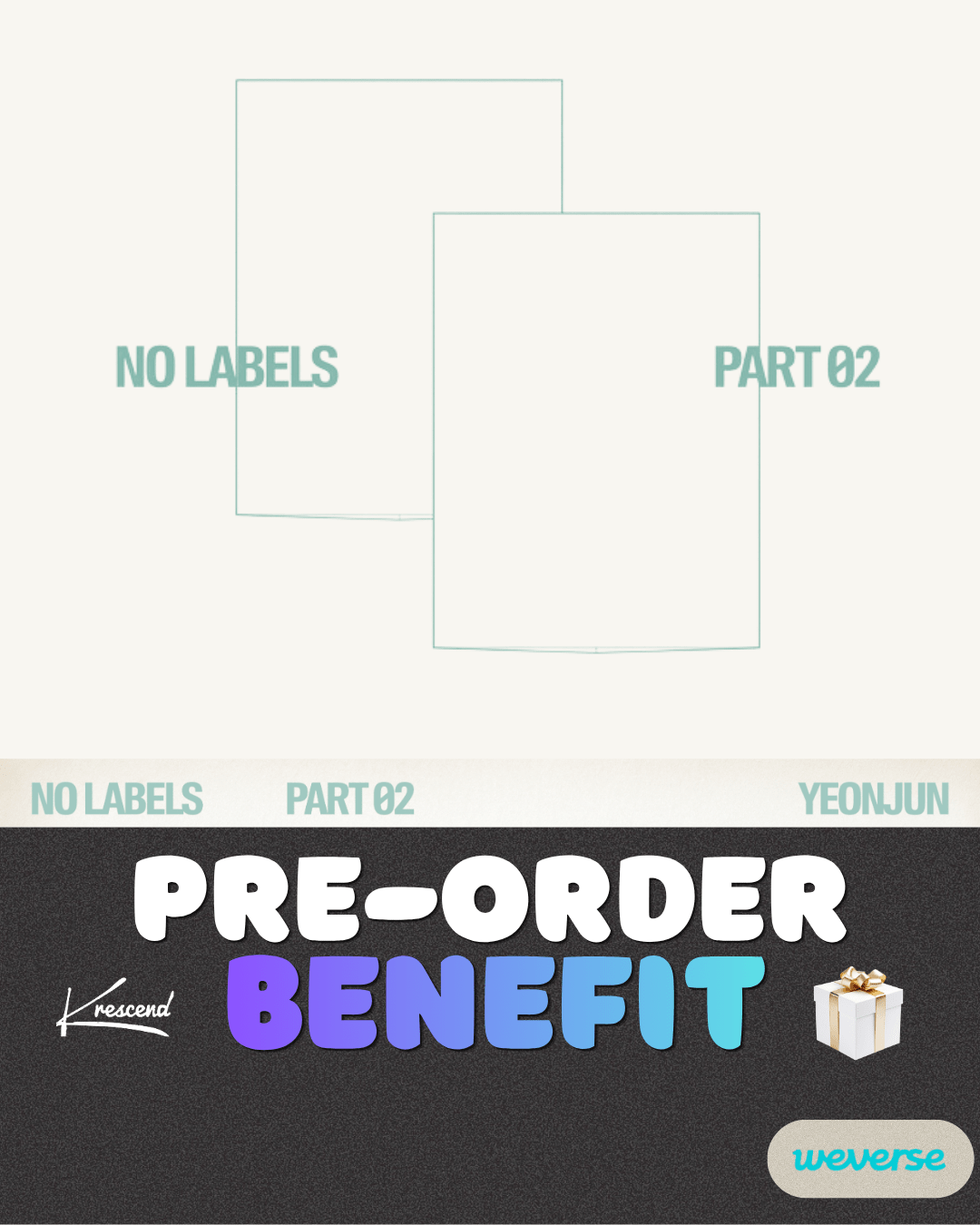 [Album][POB] YEONJUN - NO LABELS: PART 02 [Weverse Albums Ver.] [RANDOM]-product_vendor, lowest price, EU shipping, Pre order benefit