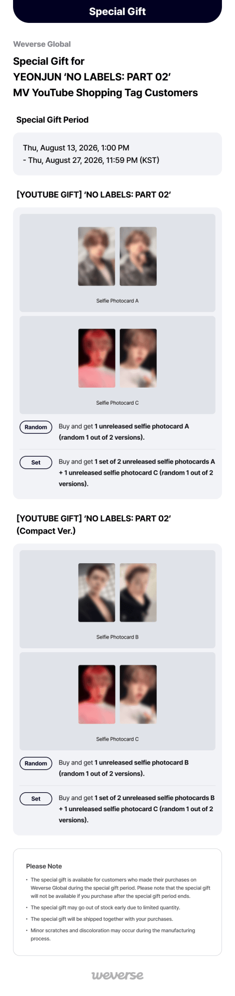[Album][POB] Yeonjun - NO LABELS: PART 02 (YOUTUBE GIFT) [SET]-product_vendor, lowest price, EU shipping, Pre order benefit