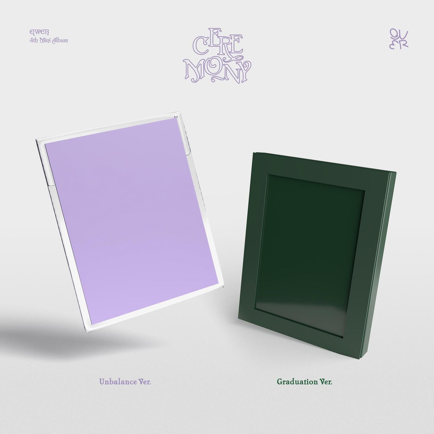 [Album]QWER CEREMONY (4th Mini Album) (Unbalance Ver. / Graduation Ver. / 2 versions set) - product_vendor,