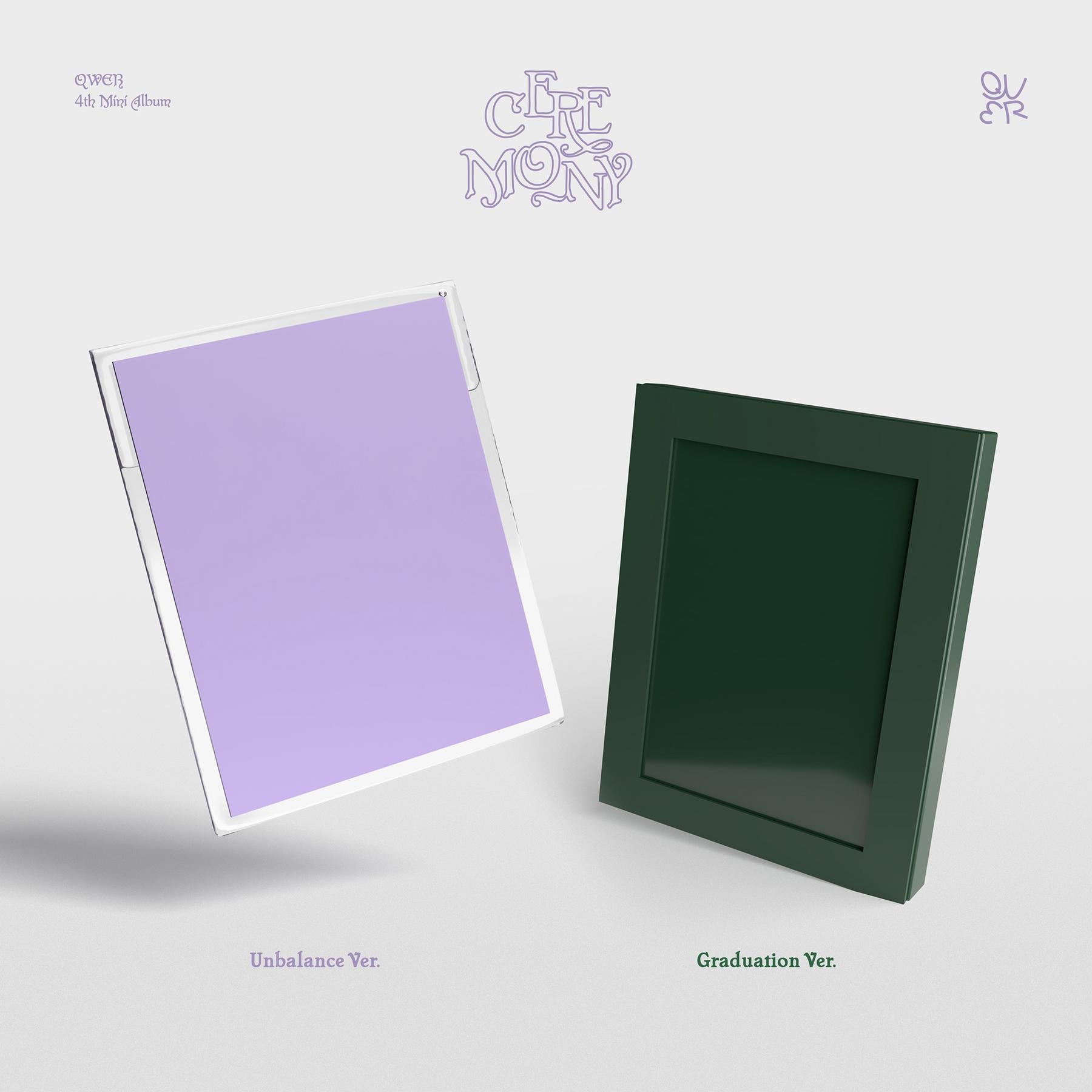 [Album]QWER CEREMONY (4th Mini Album) (Unbalance Ver. / Graduation Ver. / 2 versions set) - product_vendor,