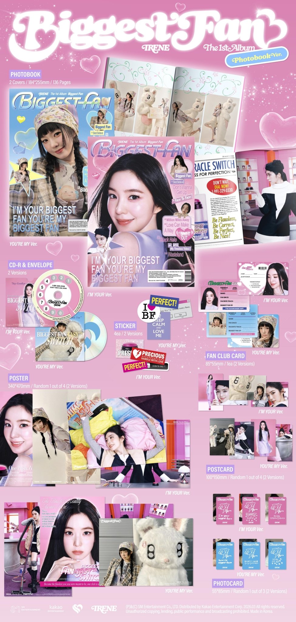 [Album]RED VELVET (레드벨벳) Biggest Fan (1st Full Album, Photobook Ver.) (YOU&