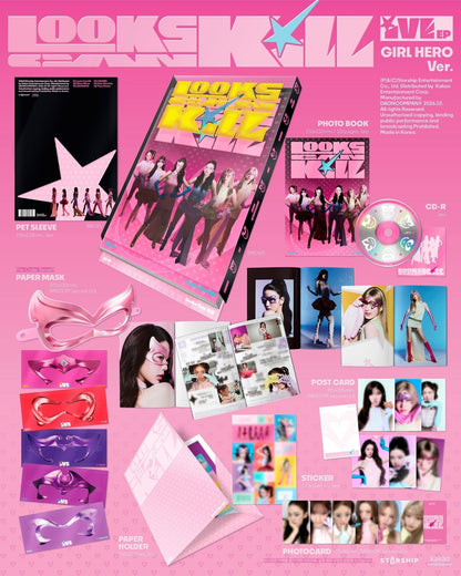 [Rei] IVE - Looks Can Kill [HERO COMICS / HERO ON SET Ver.] [RANDOM] [MAKESTAR] [LuckyDraw] [Fan Sign] [🎥 1:1] [Facecall]