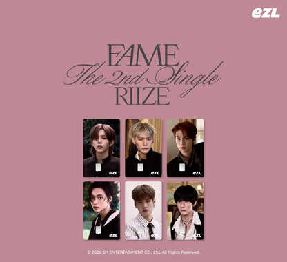 [Official Goods]RIIZE (라이즈) - (Fame) EZL Transportation Card [6 versions set RANDOM] - product_vendor,