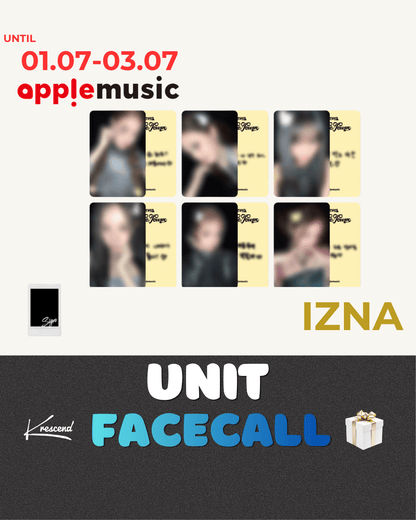 [Event Album][SAEBI &amp; JUNGEUN] IZNA - SET THE TEMPO [POSTCARD Ver.] [RANDOM] [APPLE MUSIC] [LuckyDraw] [Facecall]-product_vendor,FULL lowest price, EU shipping, Pre order benefit