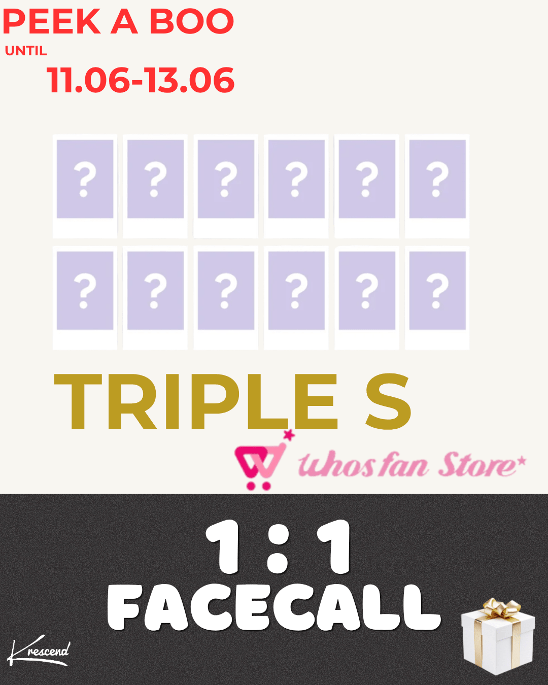[Event Album][SeoAh] TRIPLES - LOVE&amp;POP pt.1 (Wappen Album) [WHO&