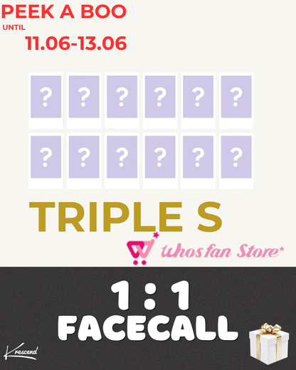 [Event Album][SeoAh] TRIPLES - LOVE&amp;POP pt.1 (Wappen Album) [WHO&